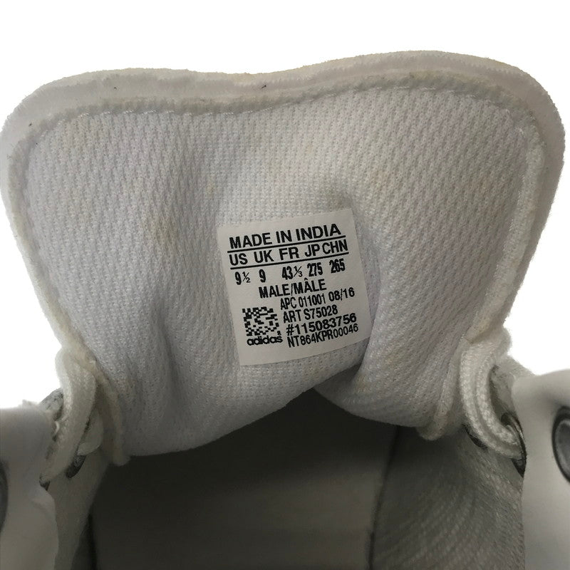 【中古品】【メンズ】 ADIDAS アディダス STAN SMITH MID S75028 スタンスミス ミッド スニーカー 靴 161-260605-na-04-tagh サイズ：27.5cm US 9 1/2 カラー：WHITE 万代Net店