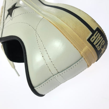 【現状渡し品】【メンズ】 CONVERSE コンバース ONE STAR ワンスター スニーカー 靴 162-260605-na-12-tagh サイズ：8 カラー：WHITE/BLACK 万代Net店