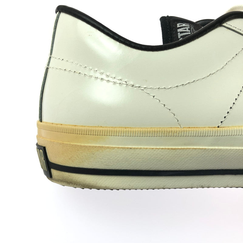【現状渡し品】【メンズ】 CONVERSE コンバース ONE STAR ワンスター スニーカー 靴 162-260605-na-12-tagh サイズ：8 カラー：WHITE/BLACK 万代Net店