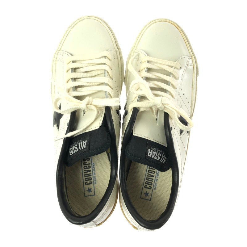 【現状渡し品】【メンズ】 CONVERSE コンバース ONE STAR ワンスター スニーカー 靴 162-260605-na-12-tagh サイズ：8 カラー：WHITE/BLACK 万代Net店