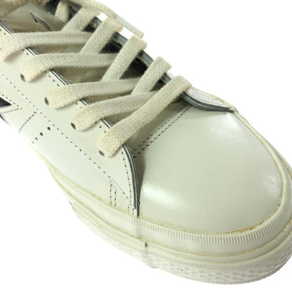 【現状渡し品】【メンズ】 CONVERSE コンバース ONE STAR ワンスター スニーカー 靴 162-260605-na-12-tagh サイズ：8 カラー：WHITE/BLACK 万代Net店