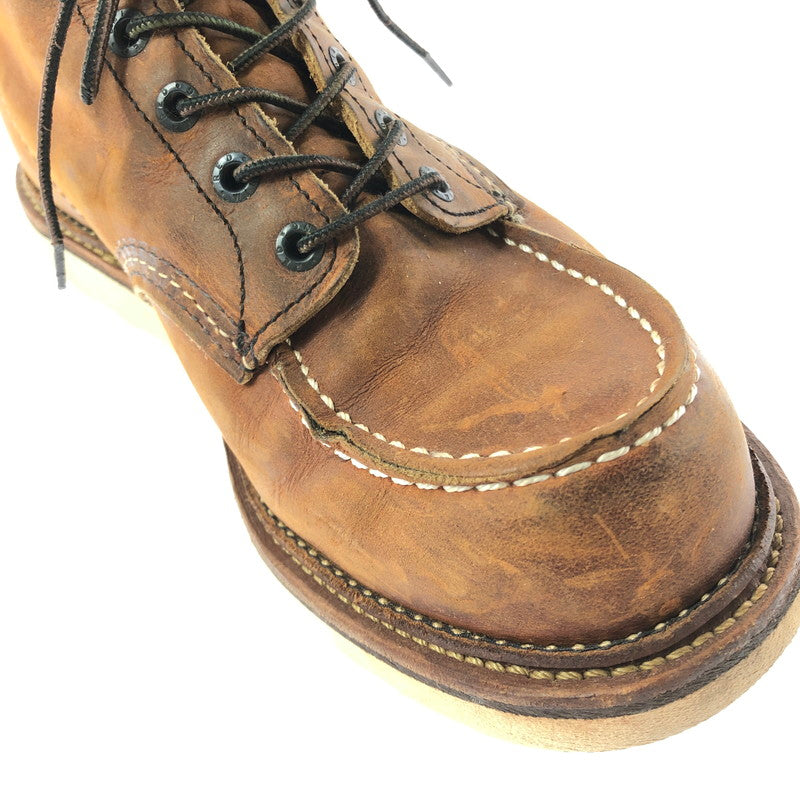 【現状渡し品】【メンズ】 RED WING レッドウィング 6INCH CLASSIC MOC 1907 6インチ クラシック モック ブーツ 靴 164-260605-na-18-tagh サイズ：26.5cm US 8.5 カラー：ブラウン系 万代Net店