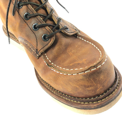 【現状渡し品】【メンズ】 RED WING レッドウィング 6INCH CLASSIC MOC 1907 6インチ クラシック モック ブーツ 靴 164-260605-na-18-tagh サイズ：26.5cm US 8.5 カラー：ブラウン系 万代Net店