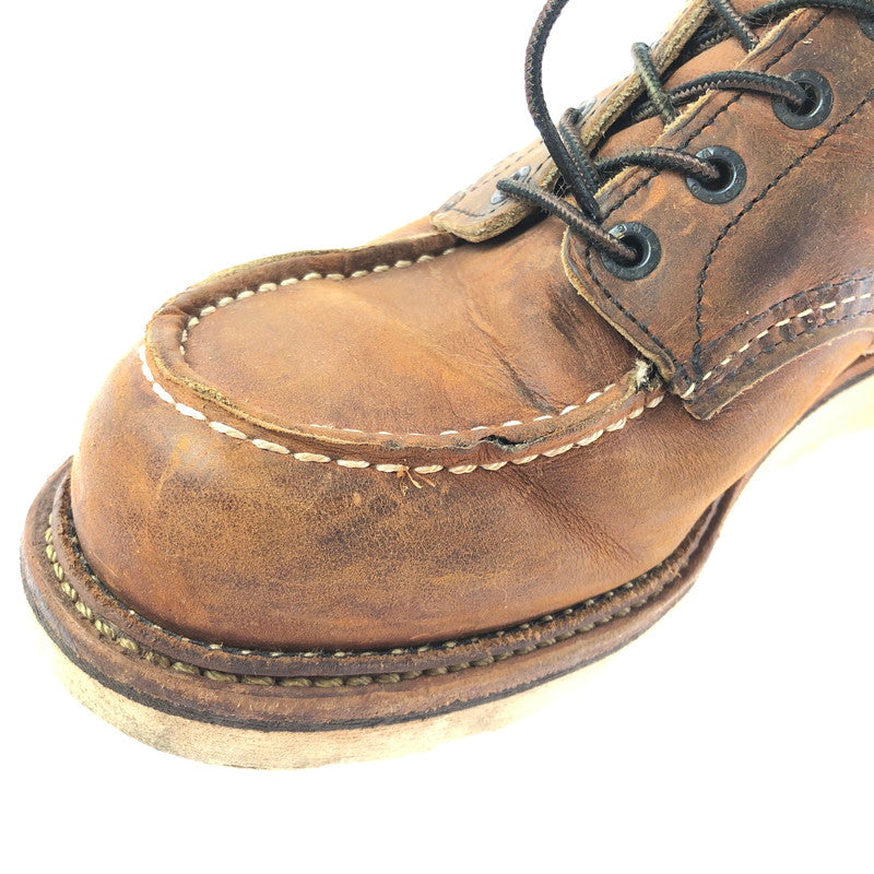 【現状渡し品】【メンズ】 RED WING レッドウィング 6INCH CLASSIC MOC 1907 6インチ クラシック モック ブーツ 靴 164-260605-na-18-tagh サイズ：26.5cm US 8.5 カラー：ブラウン系 万代Net店