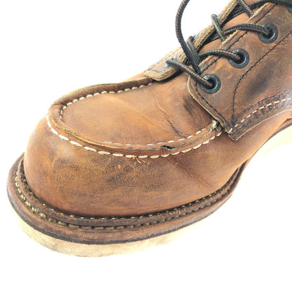 【現状渡し品】【メンズ】 RED WING レッドウィング 6INCH CLASSIC MOC 1907 6インチ クラシック モック ブーツ 靴 164-260605-na-18-tagh サイズ：26.5cm US 8.5 カラー：ブラウン系 万代Net店