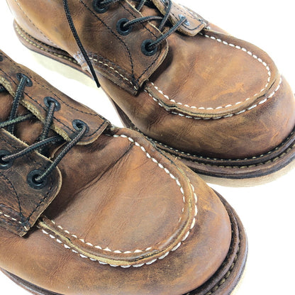 【現状渡し品】【メンズ】 RED WING レッドウィング 6INCH CLASSIC MOC 1907 6インチ クラシック モック ブーツ 靴 164-260605-na-18-tagh サイズ：26.5cm US 8.5 カラー：ブラウン系 万代Net店