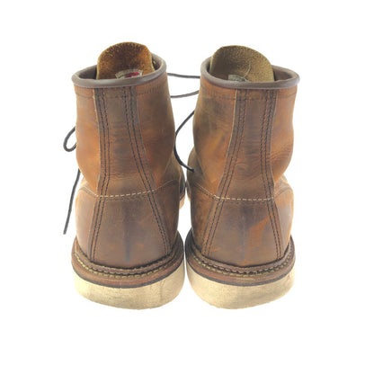 【現状渡し品】【メンズ】 RED WING レッドウィング 6INCH CLASSIC MOC 1907 6インチ クラシック モック ブーツ 靴 164-260605-na-18-tagh サイズ：26.5cm US 8.5 カラー：ブラウン系 万代Net店