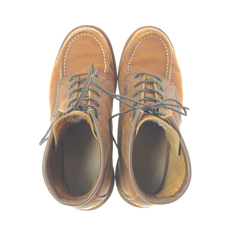 【現状渡し品】【メンズ】 RED WING レッドウィング 6INCH CLASSIC MOC 1907 6インチ クラシック モック ブーツ 靴 164-260605-na-18-tagh サイズ：26.5cm US 8.5 カラー：ブラウン系 万代Net店