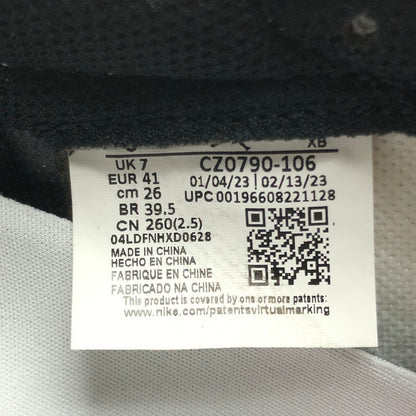 【中古品】【メンズ】 NIKE ナイキ AIR JORDAN 1 RETRO LOW OG CZ0790-106 エアジョーダン 1 レトロ ロー オリジナル スニーカー 靴 160-260608-ty-04-tagh サイズ：26cm US8 カラー：WHITE/BLACK VARSITY RED 万代Net店