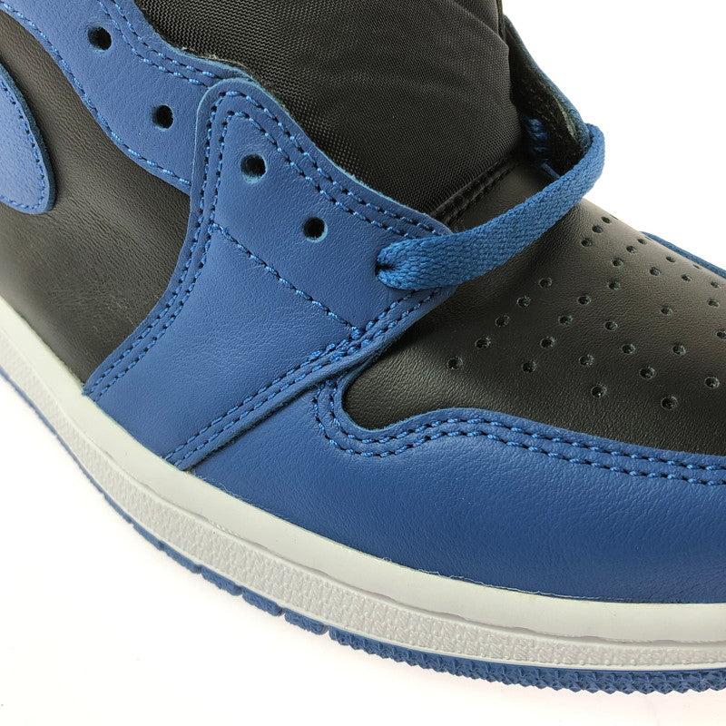 【中古美品】【メンズ】 NIKE ナイキ AIR JORDAN 1 RETRO HIGH OG 555088-404 エアジョーダン 1 レトロ ハイ オリジナル スニーカー 靴 160-260608-ty-07-tagh サイズ：26cm US8 カラー：DARK MARINA BLUE/BLACK WHITE 万代Net店