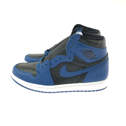 【中古美品】【メンズ】 NIKE ナイキ AIR JORDAN 1 RETRO HIGH OG 555088-404 エアジョーダン 1 レトロ ハイ オリジナル スニーカー 靴 160-260608-ty-07-tagh サイズ：26cm US8 カラー：DARK MARINA BLUE/BLACK WHITE 万代Net店
