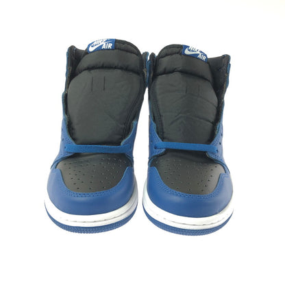 【中古美品】【メンズ】 NIKE ナイキ AIR JORDAN 1 RETRO HIGH OG 555088-404 エアジョーダン 1 レトロ ハイ オリジナル スニーカー 靴 160-260608-ty-07-tagh サイズ：26cm US8 カラー：DARK MARINA BLUE/BLACK WHITE 万代Net店