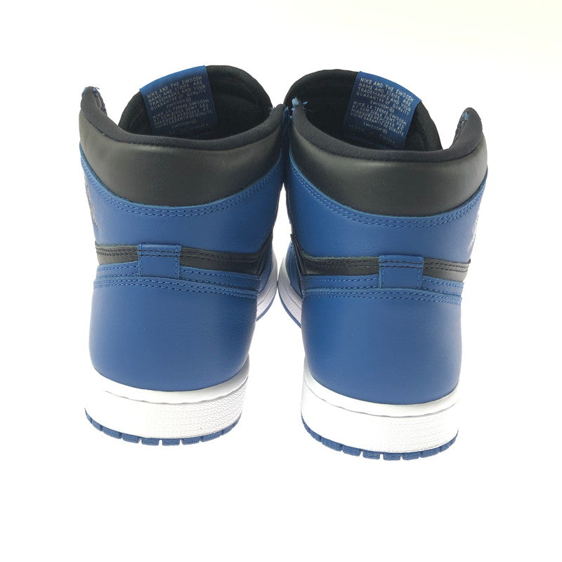 【中古美品】【メンズ】 NIKE ナイキ AIR JORDAN 1 RETRO HIGH OG 555088-404 エアジョーダン 1 レトロ ハイ オリジナル スニーカー 靴 160-260608-ty-07-tagh サイズ：26cm US8 カラー：DARK MARINA BLUE/BLACK WHITE 万代Net店