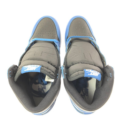 【中古美品】【メンズ】 NIKE ナイキ AIR JORDAN 1 RETRO HIGH OG 555088-404 エアジョーダン 1 レトロ ハイ オリジナル スニーカー 靴 160-260608-ty-07-tagh サイズ：26cm US8 カラー：DARK MARINA BLUE/BLACK WHITE 万代Net店