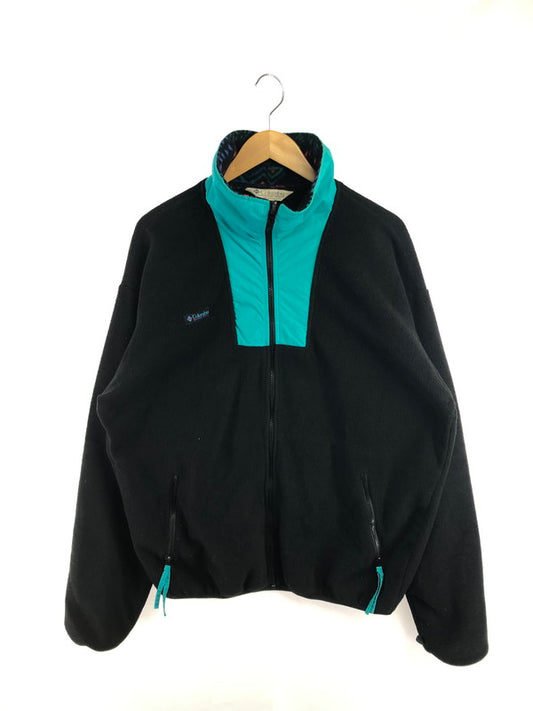 【中古品】【メンズ】 COLUMBIA コロンビア 90'S FLEECE JACKET 90年代 フリースジャケット アウター 146-260531-na-11-tagh サイズ：サイズ表記なし　下記参照 カラー：ブラック 万代Net店