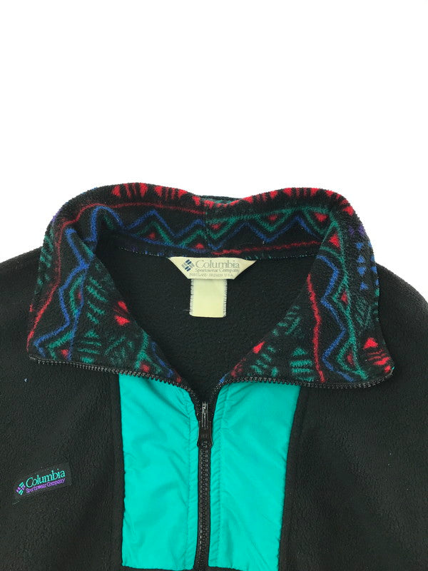 【中古品】【メンズ】 COLUMBIA コロンビア 90'S FLEECE JACKET 90年代 フリースジャケット アウター 146-260531-na-11-tagh サイズ：サイズ表記なし　下記参照 カラー：ブラック 万代Net店