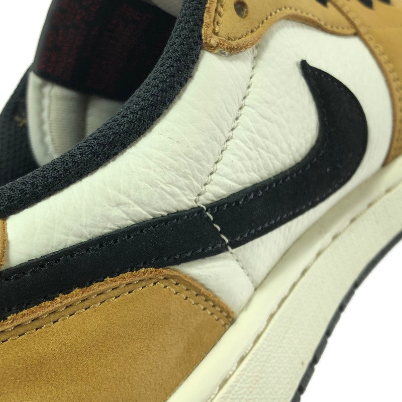 【中古品】【メンズ】 NIKE ナイキ AIR JORDAN 1 LOW OG CZ0790-107 エアジョーダン 1 ロー オリジナル スニーカー 靴 160-260608-ty-06-tagh サイズ：27cm US9 カラー：ROOKIE OF THE YEAR SAIL/BLACK GOLDEN HARVEST 万代Net店
