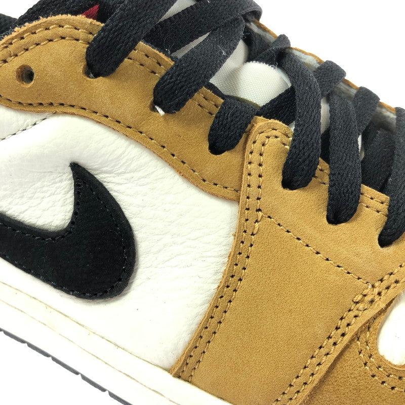 【中古品】【メンズ】 NIKE ナイキ AIR JORDAN 1 LOW OG CZ0790-107 エアジョーダン 1 ロー オリジナル スニーカー 靴 160-260608-ty-06-tagh サイズ：27cm US9 カラー：ROOKIE OF THE YEAR SAIL/BLACK GOLDEN HARVEST 万代Net店