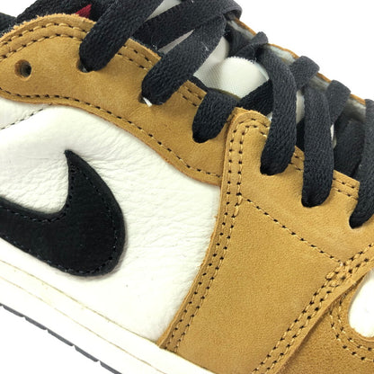 【中古品】【メンズ】 NIKE ナイキ AIR JORDAN 1 LOW OG CZ0790-107 エアジョーダン 1 ロー オリジナル スニーカー 靴 160-260608-ty-06-tagh サイズ：27cm US9 カラー：ROOKIE OF THE YEAR SAIL/BLACK GOLDEN HARVEST 万代Net店
