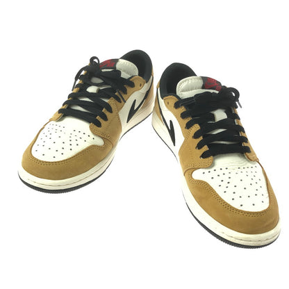 【中古品】【メンズ】 NIKE ナイキ AIR JORDAN 1 LOW OG CZ0790-107 エアジョーダン 1 ロー オリジナル スニーカー 靴 160-260608-ty-06-tagh サイズ：27cm US9 カラー：ROOKIE OF THE YEAR SAIL/BLACK GOLDEN HARVEST 万代Net店