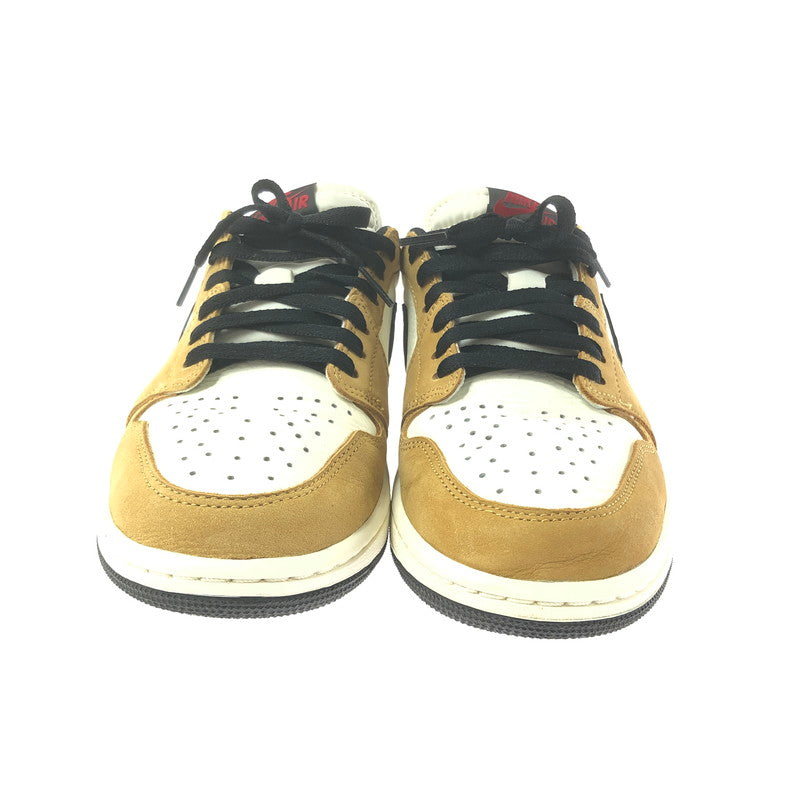 【中古品】【メンズ】 NIKE ナイキ AIR JORDAN 1 LOW OG CZ0790-107 エアジョーダン 1 ロー オリジナル スニーカー 靴 160-260608-ty-06-tagh サイズ：27cm US9 カラー：ROOKIE OF THE YEAR SAIL/BLACK GOLDEN HARVEST 万代Net店