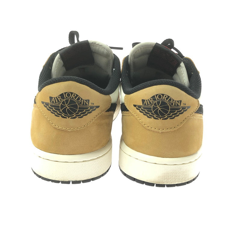 【中古品】【メンズ】 NIKE ナイキ AIR JORDAN 1 LOW OG CZ0790-107 エアジョーダン 1 ロー オリジナル スニーカー 靴 160-260608-ty-06-tagh サイズ：27cm US9 カラー：ROOKIE OF THE YEAR SAIL/BLACK GOLDEN HARVEST 万代Net店