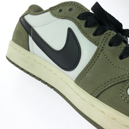 【中古品】【メンズ】 NIKE ナイキ AIR JORDAN 1 LOW OG HQ6998-200 エアジョーダン 1 ロー オリジナル ミディアムオリーブ サミットホワイト スニーカー 靴 160-260608-ty-03-tagh サイズ：27cm US9 カラー：MEDIUM OLIVE/SUMMIT WHITE 万代Net店