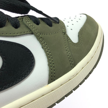 【中古品】【メンズ】 NIKE ナイキ AIR JORDAN 1 LOW OG HQ6998-200 エアジョーダン 1 ロー オリジナル ミディアムオリーブ サミットホワイト スニーカー 靴 160-260608-ty-03-tagh サイズ：27cm US9 カラー：MEDIUM OLIVE/SUMMIT WHITE 万代Net店