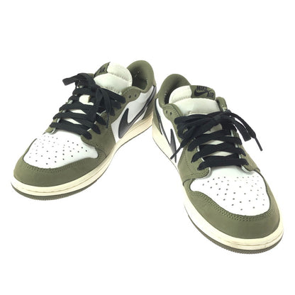 【中古品】【メンズ】 NIKE ナイキ AIR JORDAN 1 LOW OG HQ6998-200 エアジョーダン 1 ロー オリジナル ミディアムオリーブ サミットホワイト スニーカー 靴 160-260608-ty-03-tagh サイズ：27cm US9 カラー：MEDIUM OLIVE/SUMMIT WHITE 万代Net店