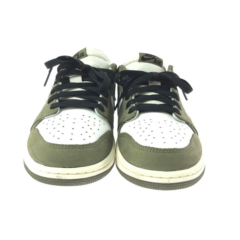 【中古品】【メンズ】 NIKE ナイキ AIR JORDAN 1 LOW OG HQ6998-200 エアジョーダン 1 ロー オリジナル ミディアムオリーブ サミットホワイト スニーカー 靴 160-260608-ty-03-tagh サイズ：27cm US9 カラー：MEDIUM OLIVE/SUMMIT WHITE 万代Net店