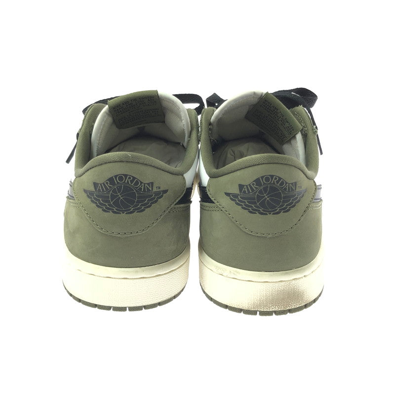 【中古品】【メンズ】 NIKE ナイキ AIR JORDAN 1 LOW OG HQ6998-200 エアジョーダン 1 ロー オリジナル ミディアムオリーブ サミットホワイト スニーカー 靴 160-260608-ty-03-tagh サイズ：27cm US9 カラー：MEDIUM OLIVE/SUMMIT WHITE 万代Net店