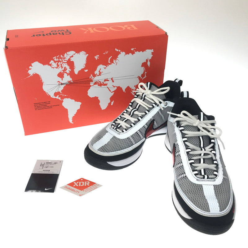 【中古品】【メンズ】 NIKE ナイキ BOOK 2 IQ0051-001 ブック 2 スニーカー 靴 160-260605-na-01-tagh サイズ：27cm US 9 カラー：METALLIC SILVER/SPORTS RED 万代Net店