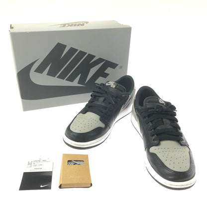 【中古品】【メンズ】 NIKE ナイキ AIR JORDAN 1 RETRO LOW OG CZ0790-003 エアジョーダン 1 レトロ ロー オリジナル スニーカー 靴 160-260608-ty-05-tagh サイズ：27cm US9 カラー：SHADOW BLACK/MEDEIUM GREY WHITE 万代Net店