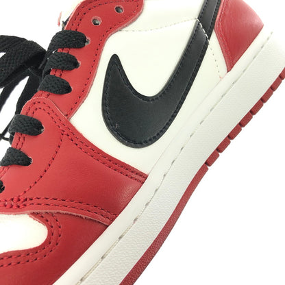 【中古品】【メンズ】 NIKE ナイキ AIR JORDAN 1 RETRO LOW OG CHICAGO HQ6998-600 エアジョーダン 1 レトロ ロー オリジナル シカゴ スニーカー 靴 160-260608-ty-02-tagh サイズ：27cm US9 カラー：VARSITY RED/BLACK SUMMIT WHITE 万代Net店