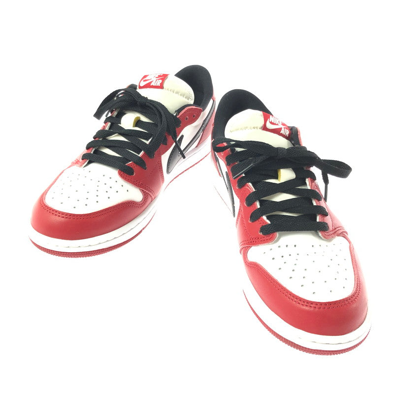 【中古品】【メンズ】 NIKE ナイキ AIR JORDAN 1 RETRO LOW OG CHICAGO HQ6998-600 エアジョーダン 1 レトロ ロー オリジナル シカゴ スニーカー 靴 160-260608-ty-02-tagh サイズ：27cm US9 カラー：VARSITY RED/BLACK SUMMIT WHITE 万代Net店