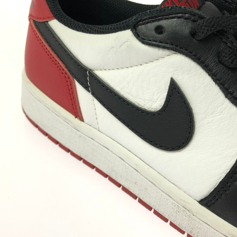 【中古品】【メンズ】 NIKE ナイキ AIR JORDAN 1 RETRO LOW OG CZ0790-106 エアジョーダン 1 レトロ ロー オリジナル スニーカー 靴 160-260608-ty-01-tagh サイズ：27cm US9 カラー：WHITE/BLACK VARSITY RED 万代Net店