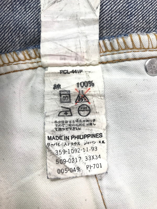 【中古品】【メンズ】 LEVI`S リーバイス DENIM PANTS 509-0217 92年製 デニムパンツ ジーンズ 157-260603-rt-19-tagh サイズ：W33 L34 カラー：インディゴ 万代Net店