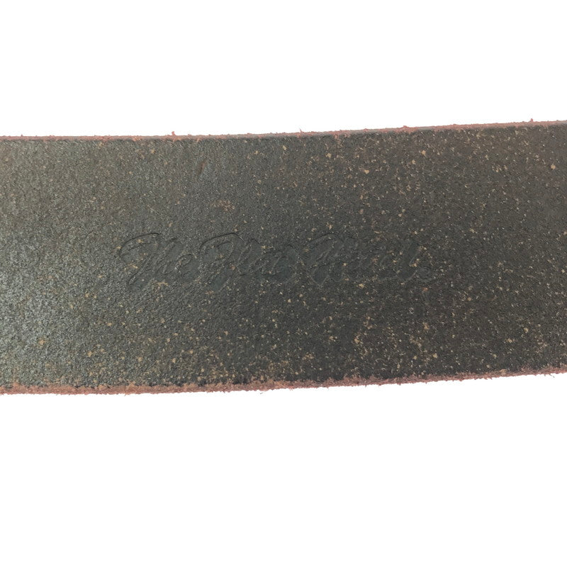 【現状渡し品】【メンズ】 THE FLAT HEAD PLATE BUCKLE BELT プレート バックル レザーベルト 服飾小物 アクセサリー 205-260701-na-08-tagh カラー：ブラウン 万代Net店