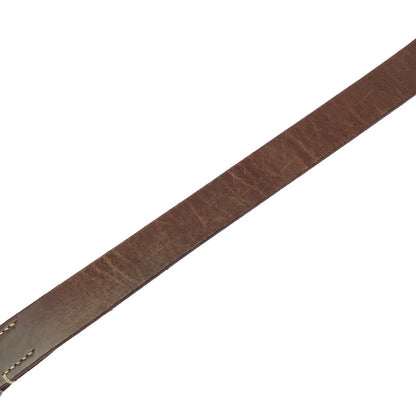 【現状渡し品】【メンズ】 THE FLAT HEAD PLATE BUCKLE BELT プレート バックル レザーベルト 服飾小物 アクセサリー 205-260701-na-08-tagh カラー：ブラウン 万代Net店