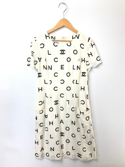 【中古品】【レディース】 CHANEL シャネル ONE PIECE DRESS ココマーク ワンピース 183-260621-na-05-tagh サイズ：40 カラー：ホワイト 万代Net店