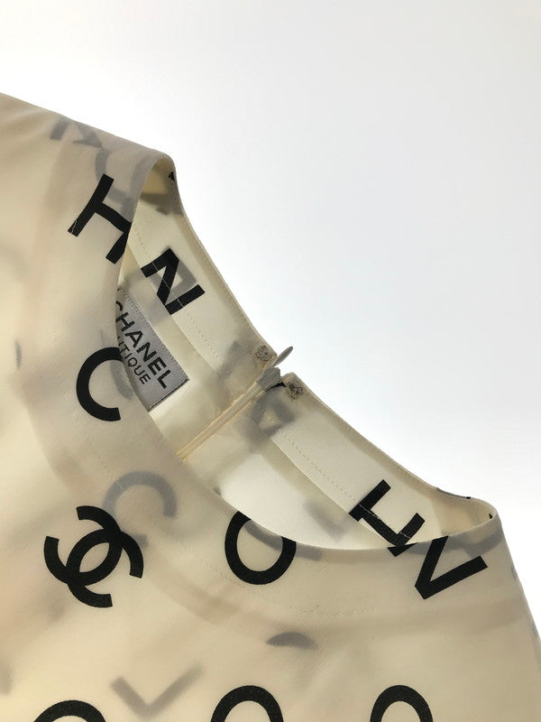 【中古品】【レディース】 CHANEL シャネル ONE PIECE DRESS ココマーク ワンピース 183-260621-na-05-tagh サイズ：40 カラー：ホワイト 万代Net店