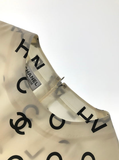【中古品】【レディース】 CHANEL シャネル ONE PIECE DRESS ココマーク ワンピース 183-260621-na-05-tagh サイズ：40 カラー：ホワイト 万代Net店