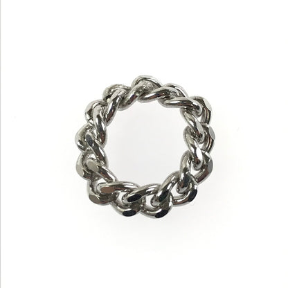 【中古品】【メンズ】 THE OBJECT ザ オブジェクト AUTHENTIC CHAIN RING THICK TO-HKG-25111 オーセンティック チェーン リング 指輪 アクセサリー 192-260601-na-01-tagh カラー：シルバー 万代Net店