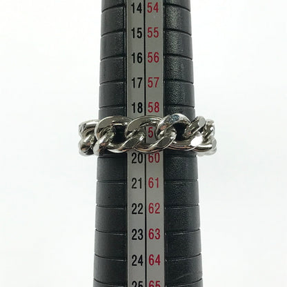 【中古品】【メンズ】 THE OBJECT ザ オブジェクト AUTHENTIC CHAIN RING THICK TO-HKG-25111 オーセンティック チェーン リング 指輪 アクセサリー 192-260601-na-01-tagh カラー：シルバー 万代Net店