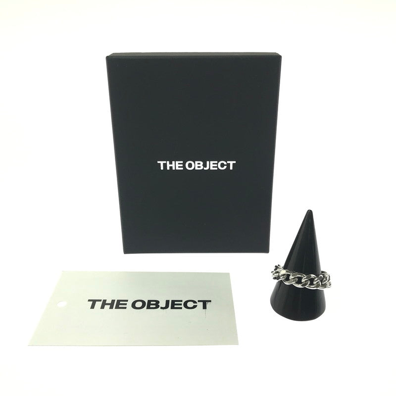 【中古品】【メンズ】 THE OBJECT ザオブジェクト AUTHENTIC CHAIN RING THICK TO-HKG-25111 オーセンティック チェーン リング 指輪 アクセサリー 192-260607-na-12-tagh カラー：シルバー 万代Net店