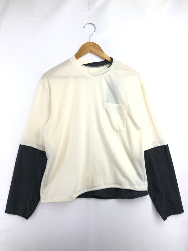 【中古品】【メンズ】 PASTOR NOVA パストル ノヴァ FAKE LAYERED L/S TEE C1003-AD フェイク レイヤード ロングスリーブ Tシャツ トップス 140-260604-rt-15-tagh サイズ：1 カラー：ホワイト 万代Net店