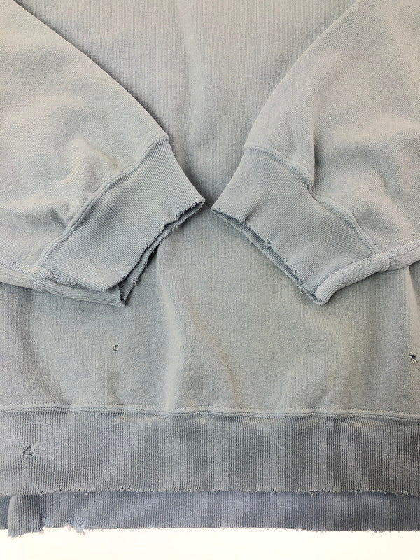 【中古品】【メンズ】 ANCELLM アンセルム LIGHT LOOP SWEATSHIRT ANC-CT150 ライトループ スウェットシャツ 140-260604-rt-16-tagh サイズ：2 カラー：サックスブルー 万代Net店