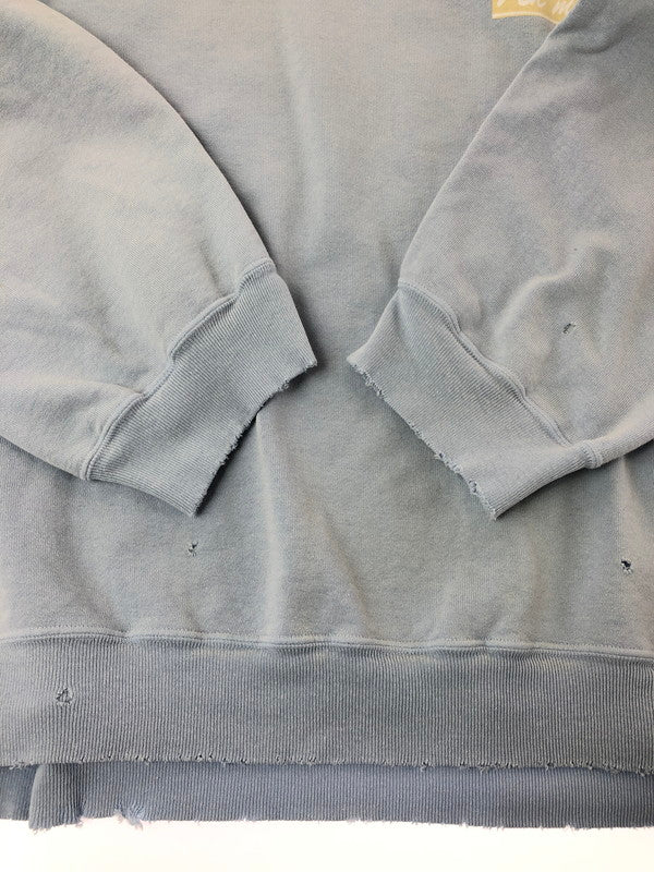 【中古品】【メンズ】 ANCELLM アンセルム LIGHT LOOP SWEATSHIRT ANC-CT150 ライトループ スウェットシャツ 140-260604-rt-16-tagh サイズ：2 カラー：サックスブルー 万代Net店