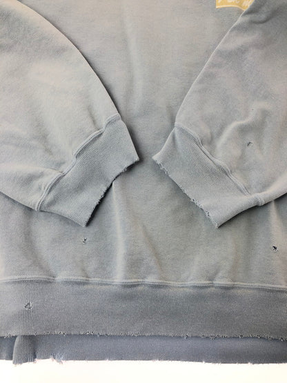 【中古品】【メンズ】 ANCELLM アンセルム LIGHT LOOP SWEATSHIRT ANC-CT150 ライトループ スウェットシャツ 140-260604-rt-16-tagh サイズ：2 カラー：サックスブルー 万代Net店