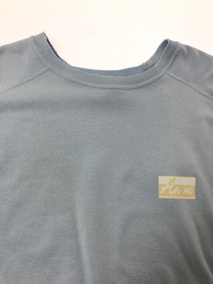 【中古品】【メンズ】 ANCELLM アンセルム LIGHT LOOP SWEATSHIRT ANC-CT150 ライトループ スウェットシャツ 140-260604-rt-16-tagh サイズ：2 カラー：サックスブルー 万代Net店